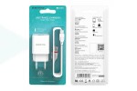 Сетевое зарядное устройство USB + кабель MicroUSB BOROFONE BA20A Sharp 2100mAh (белый)