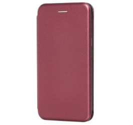 Чехол-книжка Samsung Galaxy A20S  боковой  (бордовый)