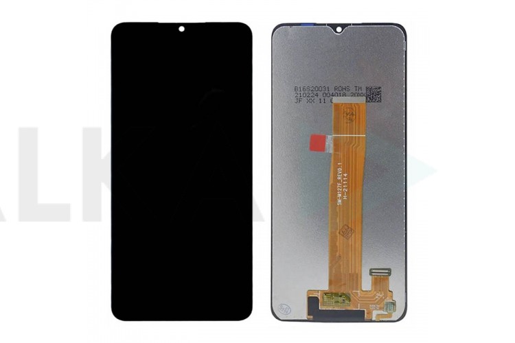Дисплей для Samsung A127F Galaxy A12 Nacho Black в сборе с тачскрином (ревизия SM-A127F_R0.1) 100%