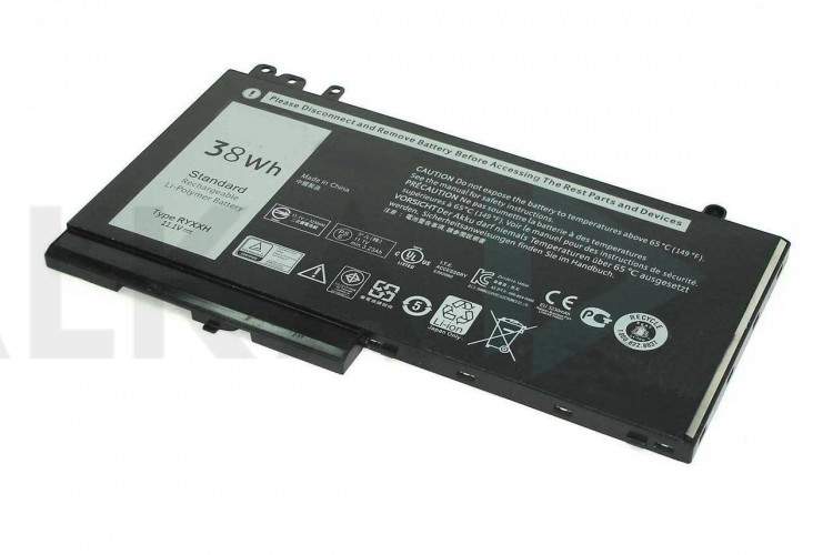 Аккумулятор RYXXH для ноутбука Dell Latitude E5250 11.1V 38Wh ORG