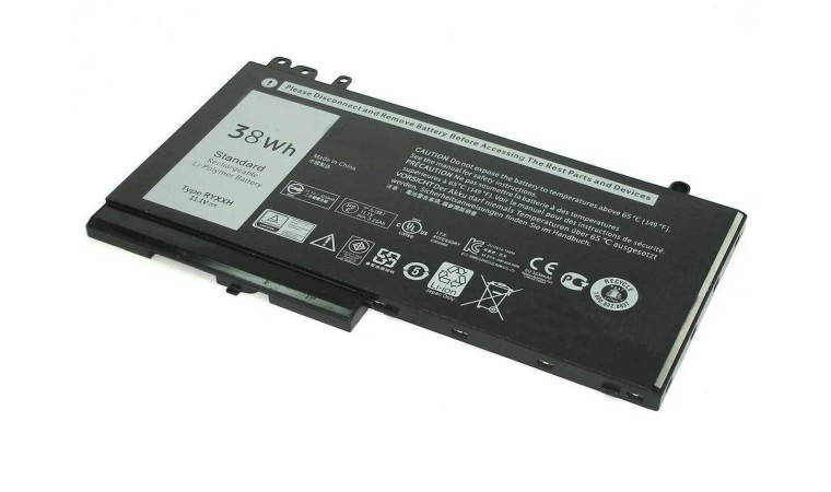 Аккумулятор RYXXH для ноутбука Dell Latitude E5250 11.1V 38Wh ORG Аккумулятор RYXXH для ноутбука Dell Latitude E5250 11.1V 38Wh ORG