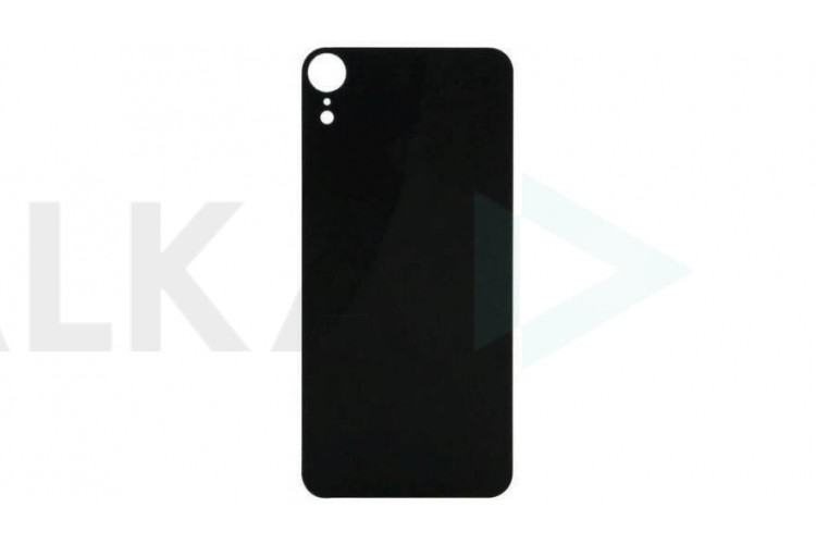 Задняя крышка (стекло) для iPhone XR (черный) легкая установка CE