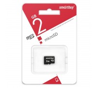 Карта памяти microSDHC Smartbuy 2 GB (class 4) без адаптера (SB2GBSD-00)