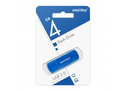 Флешка USB 2.0 SmartBuy 4 GB Scout Blue (SB004GB2SCB)