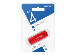 Флешка USB 2.0 SmartBuy 4 GB Scout Red (SB004GB2SCR)