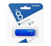 Флешка USB 2.0 SmartBuy 8GB CLUE Blue (SB8GBCLU-BU)