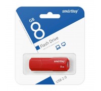 Флешка USB 2.0 SmartBuy 8GB CLUE Red (SB8GBCLU-R)