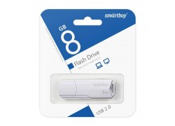 Флешка USB 2.0 SmartBuy 8GB CLUE White (SB8GBCLU-W)