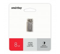 Флешка USB 2.0 Smartbuy 8GB MU30 Metal (SB008GBMU30)