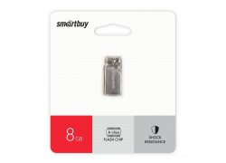 Флешка USB 2.0 Smartbuy 8GB MU30 Metal (SB008GBMU30)