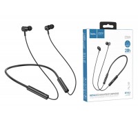 Наушники вакуумные беспроводные HOCO ES69 Platinum sports BT earphones headset Bluetooth (черный)