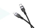 Кабель USB Type-C - Lightning HOCO X109 Energy PD (черный) 2м (силиконовый)