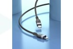 Кабель USB Type-C - Lightning HOCO X109 Energy PD (черный) 2м (силиконовый)
