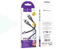 Кабель USB Type-C - Lightning HOCO X109 Energy PD (черный) 2м (силиконовый)