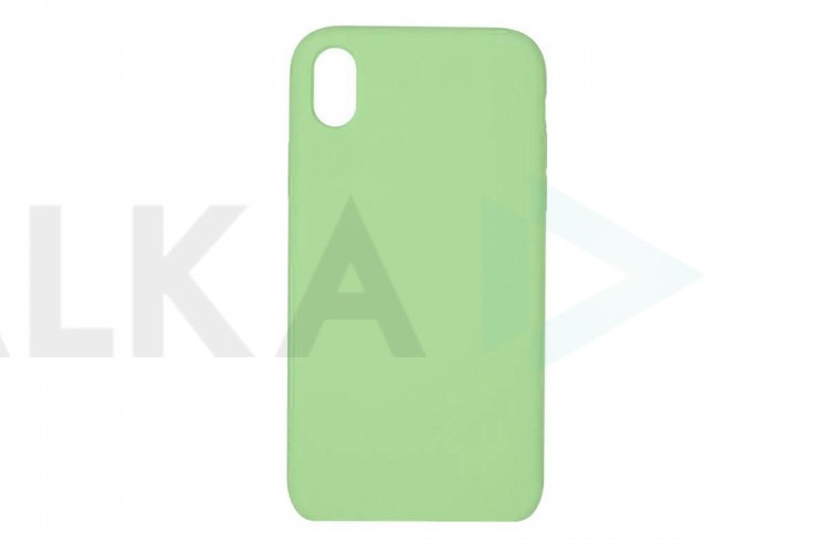 Чехол для iPhone ХS (5.8) Soft Touch (светло-зеленый) 50