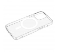 Чехол для iPhone 14 Plus (6.7) с силиконовым бампером MagSafe (прозрачный)