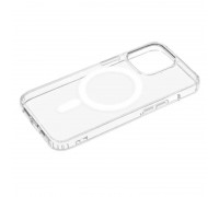 Чехол для iPhone 14 Pro Max (6.7) с силиконовым бампером MagSafe (прозрачный)