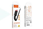 Кабель USB - MicroUSB HOCO X59 2,4A (черный) 2м (оплетка)