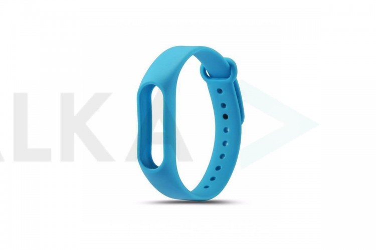 Ремешок силиконовый для XIAOMI MI Band 2 голубой