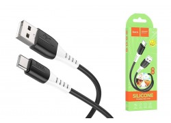 Кабель USB - USB Type-C HOCO X82 силиконовый (черный) 1м 