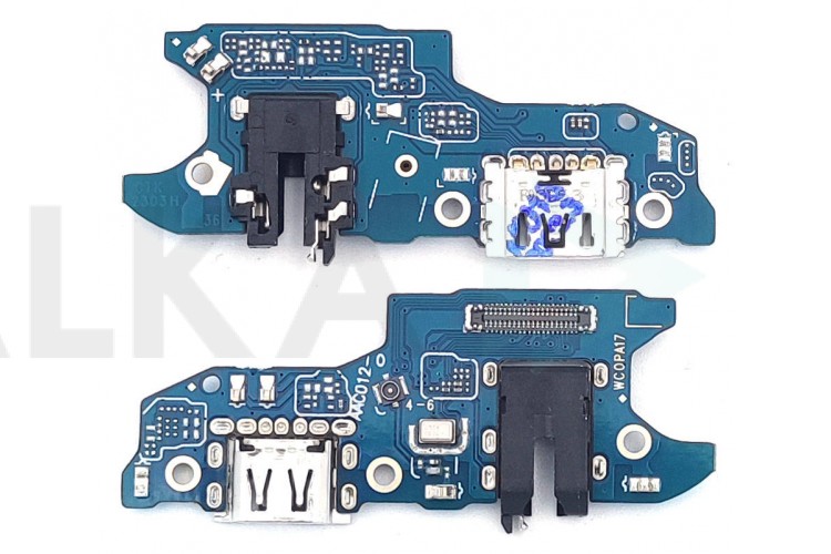 Шлейф для OPPO A17 с разъемом зарядки + разъем гарнитуры (плата)