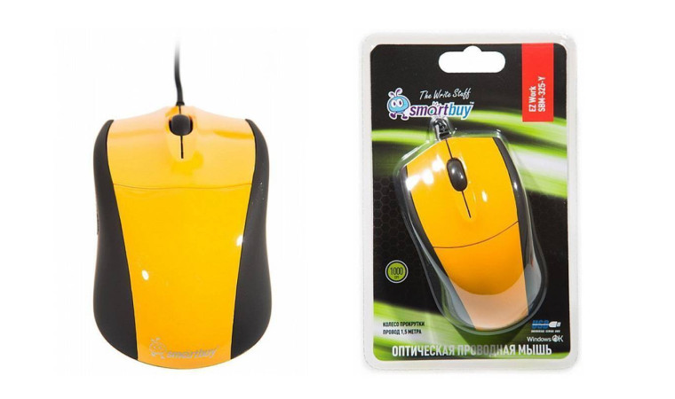Мышь проводная Smartbuy ONE 325 (SBM-325-Y) (желтый) Мышь проводная Smartbuy ONE 325 (SBM-325-Y) (желтый)