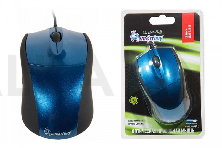 Мышь проводная Smartbuy ONE 325 (SBM-325-B) (синий)