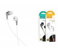 Наушники вакуумные проводные HOCO M71 Inspiring universal earphones (белый)