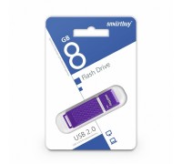 Флешка USB 2.0 Smartbuy 8GB Quartz series Purple (SB8GBQZ-V)