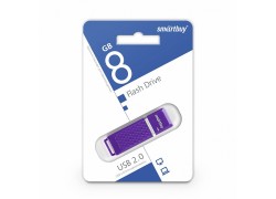 Флешка USB 2.0 Smartbuy 8GB Quartz series Purple (SB8GBQZ-V)