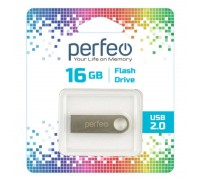 Флешка USB 2.0 Perfeo USB 16GB M07 Metal Series