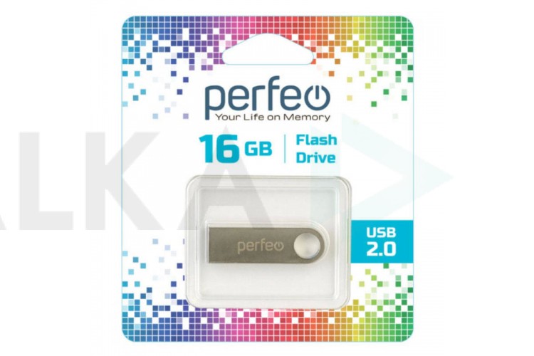 Флешка USB 2.0 Perfeo USB 16GB M07 Metal Series