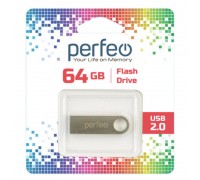 Флешка USB 2.0 Perfeo USB 64GB M07 Metal Series