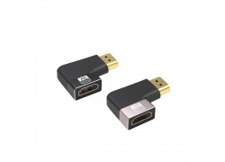 Переходник HDMI (мама - папа) угловой левый V2.1