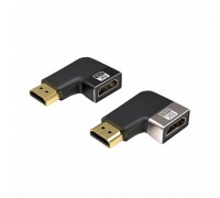 Переходник HDMI (мама - папа) угловой правый V2.1