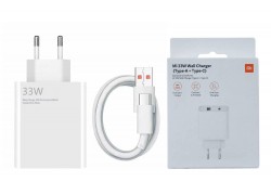 Сетевое зарядное устройство USB + кабель Type-C Xiaomi Redmi 33 W (orig.) (белый)
