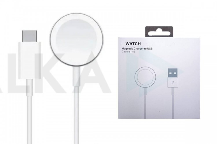 Беспроводное зарядное устройство Apple Watch magsafe 1 м (белый) (or.)