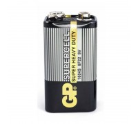 Батарейка солевая GP 6F22 крона/1SH Supercell спайка (цена за 1 шт)