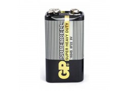 Батарейка солевая GP 6F22 крона/1SH Supercell спайка (цена за 1 шт)