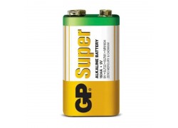 Батарейка алкалиновая GP 6LR61 крона /1SH Super  (цена за спайку 1 шт)
