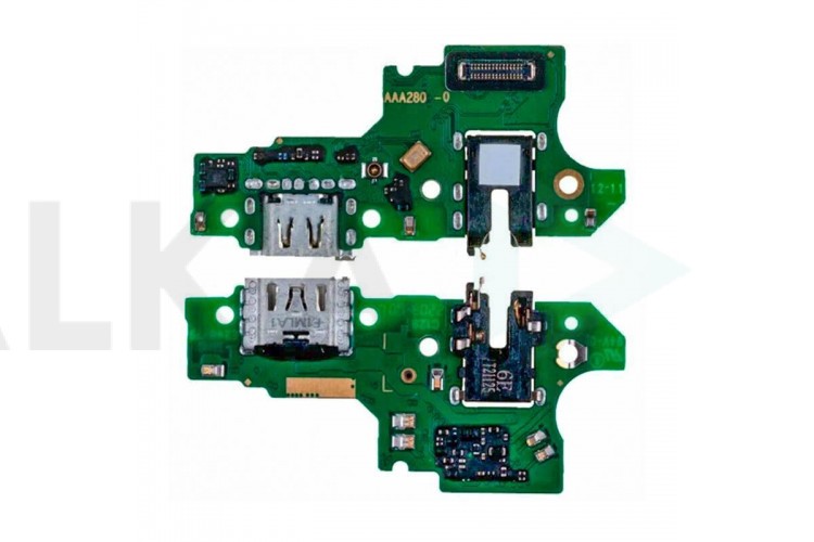 Шлейф для OPPO A15/ A15s с разъемом зарядки + разъем гарнитуры (плата) org