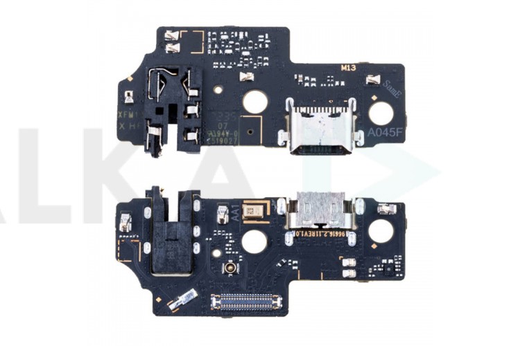Шлейф для Samsung A045F Galaxy A04 с разъемом зарядки + разъем гарнитуры (плата) org