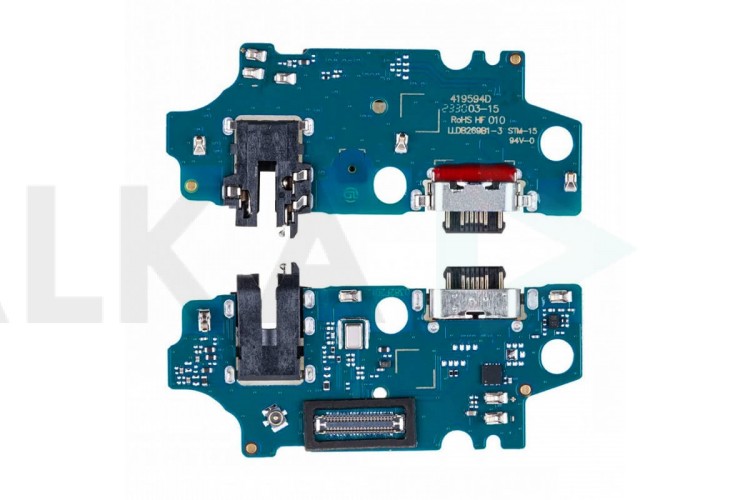 Шлейф для Samsung A057F Galaxy A05s с разъемом зарядки + разъем гарнитуры (плата) org