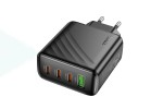 Сетевое зарядное устройство USB + USB-C HOCO CS26A PD45W (черный)