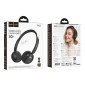 Наушники мониторные беспроводные HOCO W62 wireless headphones Bluetooth (черный)