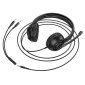Наушники мониторные проводные HOCO W112 Pure (черный)