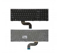 Клавиатура для ноутбука Packard Bell EasyNote TM86, TX86, NEW90, PEW91 Series. Плоский Enter. Черная, без рамки. PN: MP-09B23SU-6981.