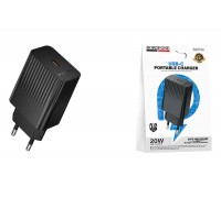 Сетевое зарядное устройство USB-C BOROFONE BAS73A Source PD20W (EU) черные