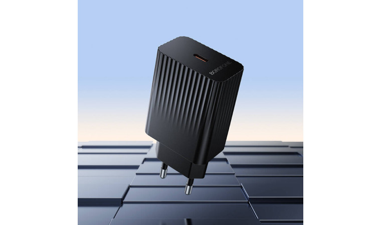 Сетевое зарядное устройство USB-C BOROFONE BAS73A Source PD20W (EU) черные Сетевое зарядное устройство USB-C BOROFONE BAS73A Source PD20W (EU) черные