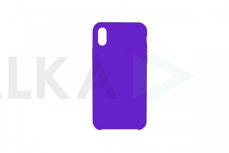 Чехол для iPhone ХR Silicone Case Soft Touch (фиолетовый) 30